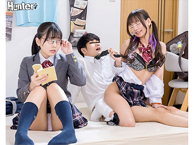 小梅　イケメンな幼馴染男子に彼女が出来て嫉妬心に火が付いた学力偏差値トップのガリ勉女子とSEX偏差値トップのヤリマン女子の両極端な二人のJKが誘惑しちゃうマーキングSEX VJAV